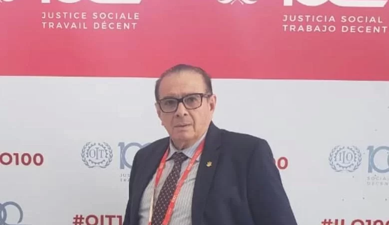 Valdeci Cavalcante fala na Organização Mundial do Trabalho sobre legislação trabalhista brasileira.