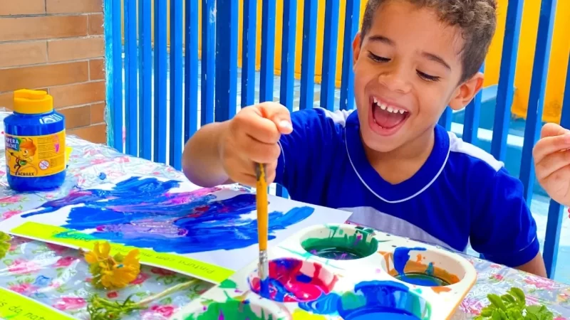 Explorando sensações e emoções em aula campal