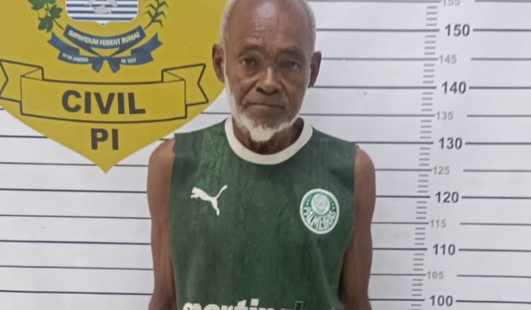 Idoso com três mandados de prisão é capturado pela Polícia Civil em Parnaíba