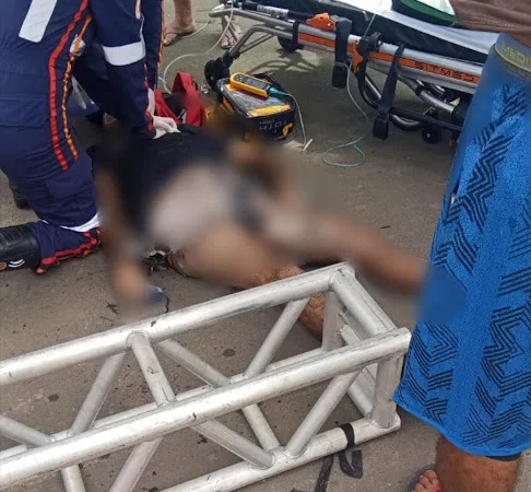 Trabalhador morre eletrocutado ao desmontar palco de festa em Caraúbas