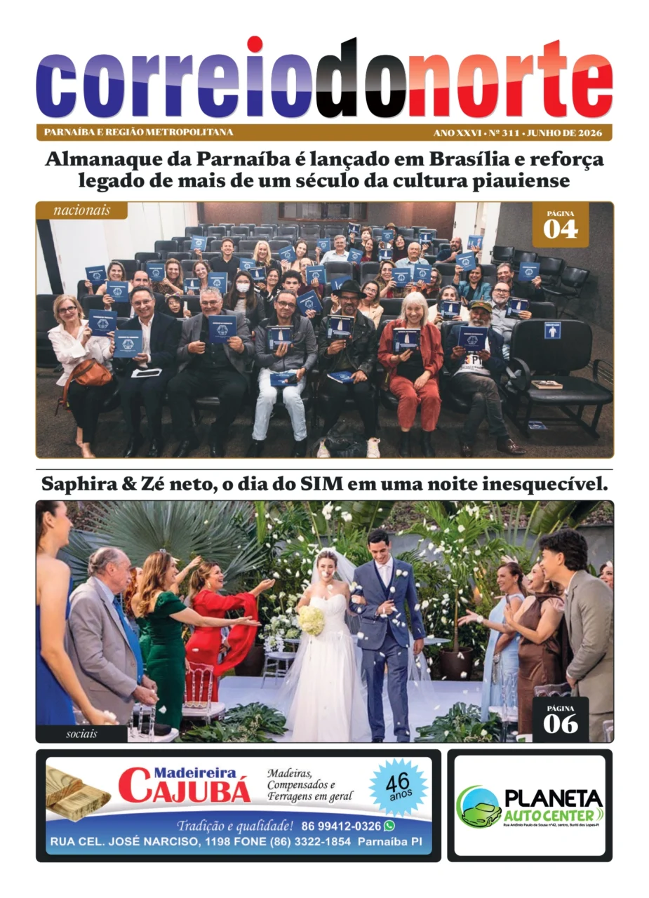 Capa do jornal impresso Correio do Norte