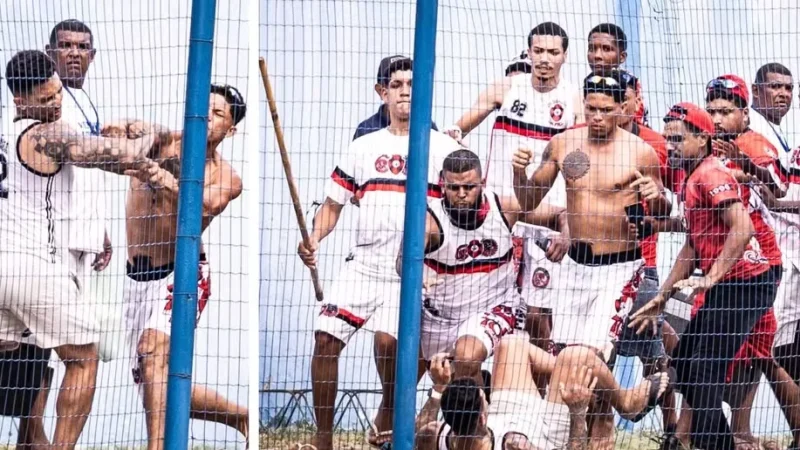 Confusão entre torcedores de Moto Club e Parnahyba gera tumulto no Estádio Pedro Alelaf