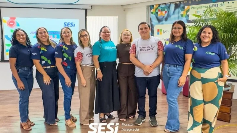 Rede SESI de Ensino realiza planejamento pedagógico nas unidades educacionais no Piauí