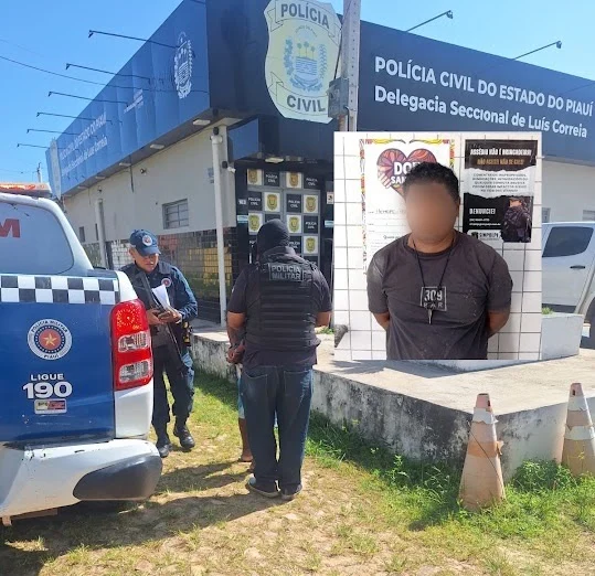 Homem detido durante cumprimento de mandado judicial em Luís Correia