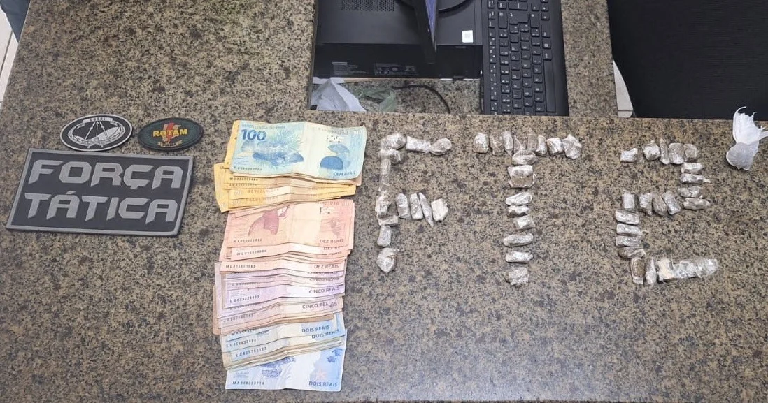 Caso de prisão de suspeito de tráfico de drogas em Parnaíba